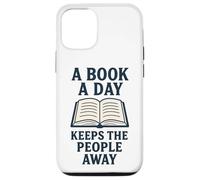Un Libro al día Mantiene alejada a la Gente introvertida Divertida Carcasa para iPhone 12/12 Pro