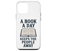Un Libro al día Mantiene alejada a la Gente introvertida Divertida Carcasa para iPhone 12 Mini