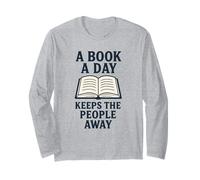 Un Libro al día Mantiene alejada a la Gente introvertida Divertida Manga Larga