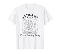 Un Libro al día Mantiene la Realidad lejos Diseño Camiseta