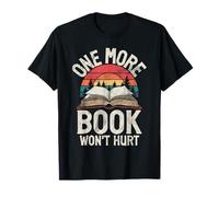 Un libro más no hará daño al lector de lectura de libros retro Bookworm Camiseta
