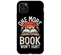 Un libro más no hará daño al lector de lectura de libros retro Bookworm Carcasa para iPhone 11 Pro Max