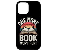 Un libro más no hará daño al lector de lectura de libros retro Bookworm Carcasa para iPhone 12 Pro Max