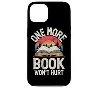 Un libro más no hará daño al lector de lectura de libros retro Bookworm Carcasa para iPhone 13