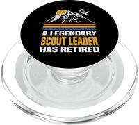 Un líder Scout Legendario Tiene un líder Scout Retirado PopSockets PopGrip para MagSafe