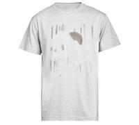 Un Lobo En La Noche Camiseta De Manga Corta De Hombre Gris