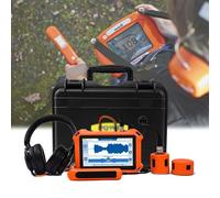 Un localizador de Fugas de Alta sensibilidad Equipado con una Pantalla táctil, Auriculares y un Estuche de Transporte; un Detector de Fugas de Calidad Profesional.(PQ-125B)