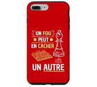 Un Loco puede Ocultar Otro - Ajedrez Humor Juego Carcasa para iPhone 7 Plus/8 Plus