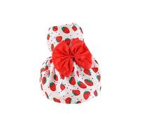 Un look diario suave y cómodo sin mangas para faldas para perros(Red, M)