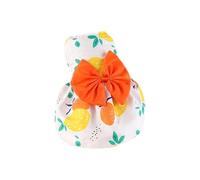 Un look diario suave y cómodo sin mangas para faldas para perros(Saffron,S)