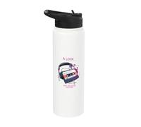 Un look into the Future Cyber Cassette auriculares diseño Stainless Steel Insulated Water Bottle