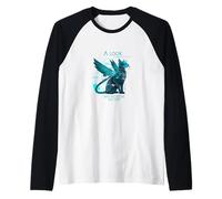 Un Look into The Future Cyber Cat Design Scifi Cat Camiseta Manga Raglan