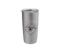 Un look into the future, diseño de ojo futurista de ciencia ficción Vaso térmico de acero inoxidable de doble pared