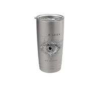 Un look into the future, diseño de ojo futurista de ciencia ficción Vaso térmico de acero inoxidable de doble pared