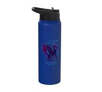 Un look into the Future Dragón Futurista SciFi Design Stainless Steel Insulated Water Bottle