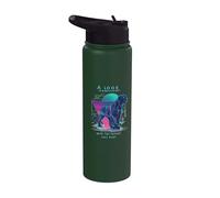 Un look into the Future Future, diseño futurista de ciencia ficción Stainless Steel Insulated Water Bottle