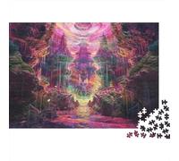 Un magnífico Paisaje Puzzles 1000 Piezas De Cartón Grueso Rompecabezas Anti Estrés Adultos para Día De Lluvia con Niños como Regalo Original 38x26cm/1000pcs