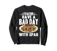 Un Mal Día con Spaghetti Es Mejor Que Nada Divertido Sudadera