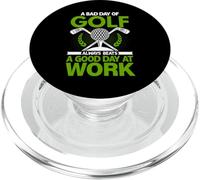 Un Mal día de Golf Siempre supera a un Buen día en el Trabajo PopSockets PopGrip para MagSafe