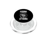 Un Mal día de Pesca es Mejor Que un Buen día en el Trabajo PopSockets PopGrip para MagSafe