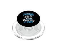 Un Mal día de Pesca es Mejor Que un Buen día en el Trabajo PopSockets PopGrip para MagSafe