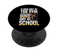 Un Mal día en el Gimnasio es Mejor Que un Buen día en la Escuela PopSockets PopGrip Adhesivo