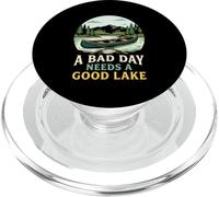 Un Mal día Necesita un Buen Entusiasta al Aire Libre del Lago PopSockets PopGrip para MagSafe