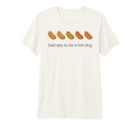 Un Mal día para ser un Hot Dog Divertido asado a la Parrilla el 4 de Julio Camiseta Premium