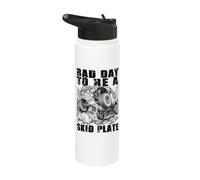 Un mal día para ser una placa protectora: una divertida Stainless Steel Insulated Water Bottle
