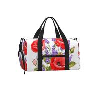 Un Manojo de Lavanda y Amapola,Bolso Deportivo Bandolera de Mano, Bolsa de Deporte, Bolsa de Viaje de Gran Capacidad para Mujeres y Hombres.