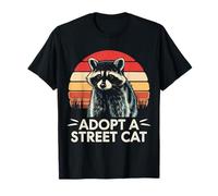 Un mapache adopta un gato callejero Camiseta