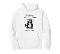 Un Mapache Divertido a Veces Puedo Sentir Que no Puedo sentirme gráfico Sudadera con Capucha
