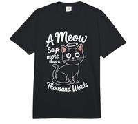 Un maullido Dice más Que mil Palabras Comfort Colors Adult Heavyweight T-Shirt