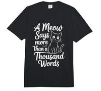 Un maullido Dice más Que mil Palabras Comfort Colors Adult Heavyweight T-Shirt