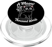 Un maullido Dice más Que mil Palabras PopSockets PopGrip para MagSafe