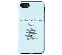 Un médico Sabio escribió una Vez, Divertido médico de Escritura a Mano Carcasa para iPhone SE (2020) / 7/8
