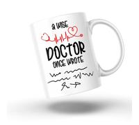 Un Médico Sabio Escribió Una Vez: Dr. Taza De Café Porcelana Taza Cerámica Tazas Para Leche Capuchino Zumo 330Ml