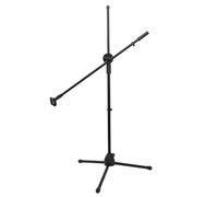 Un micrófono universal, Soporte de micrófono de suelo con brazo oscilante ajustable, trípode metálico for escenario, for transmisión de música en vivo.
