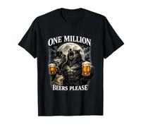Un millón de Cervezas por Favor Divertido Gen Z Bebiendo Novedad Meme Camiseta