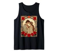 Un Momento Significado Solo para Nosotros Ilustración Art Nouveau Romántica Camiseta sin Mangas