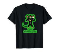 ¡Un Mono de Tres Cabezas! - Mira detrás de ti Nerdy Meme Camiseta
