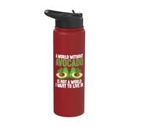 Un mundo sin aguacate no es un mundo en el que quiera vivir Stainless Steel Insulated Water Bottle