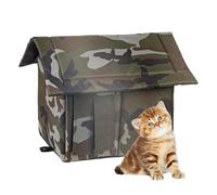 Un nicho de Animales al Aire Libre, nicho de Gato para Gatos, nicho Impermeable para Perros, Gatos, Conejo, Villa, Refugio de Animales Plegables