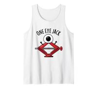 Un Ojo Jack Divertido Juego de Palabras mecánico Camiseta sin Mangas