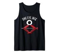 Un Ojo Jack Divertido Juego de Palabras mecánico Camiseta sin Mangas