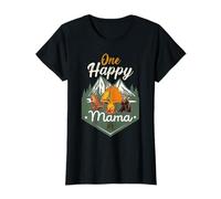 Un Oso de Happy Mama Camper Birthday Family Bear a Juego con mamá Camiseta