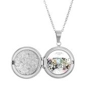 Un pabellón pacífico en Lijiang de China, collar con medallón para fotos, regalo de cumpleaños