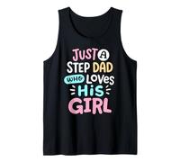 Un padrastro que ama a su chica lindo padre hija a juego Camiseta sin Mangas