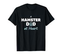 Un Padre hámster de corazón, Amante de Las Mascotas, Padre de Animales pequeños Camiseta