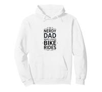 Un Padre Nerd Que ama los Paseos en Bicicleta Sudadera con Capucha